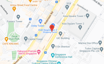 singapore office on map